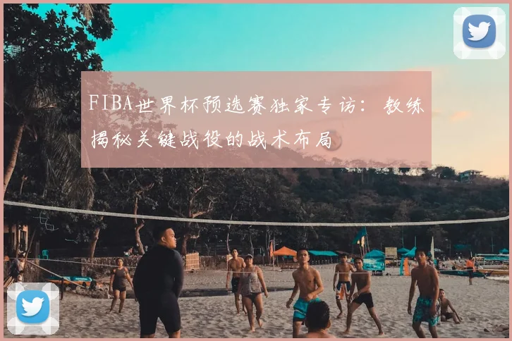 FIBA世界杯预选赛独家专访：教练揭秘关键战役的战术布局